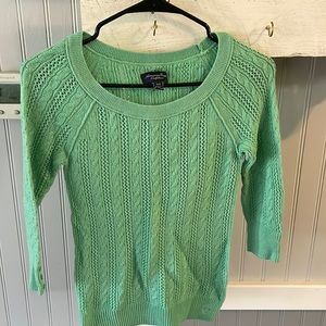 American Eagle 3/4 length knit top